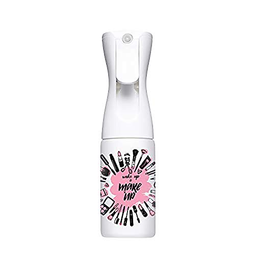 Stylist Airless Aerosol water Dispenser, Refillable Super Fine Mist Spray bottles, Good for watering plants, Showering Pets, Trigger sprayer for Hair, Pink Makeup