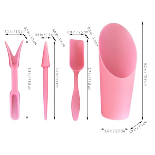 Pink Succulent Transplanting Shovel Tool Set for Planters and Soil - view 2