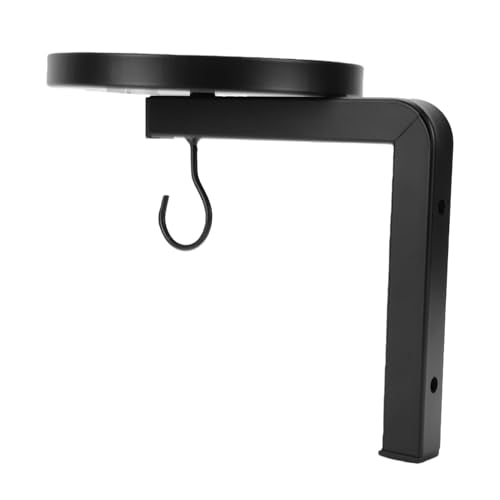 Other Gardening Supplies Metal 15cm Tray with Hooks Indoor Hanging Planter Shelf Space Saving for Small Spaces Kitchen Bathroom Living Room Wall Mounted Plant Stand, Wall Mounted (2PCS) - view 7