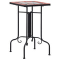Mosaic Side Table 14 Inch Ceramic Top Outdoor Plant Stand