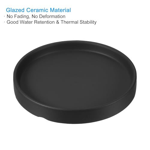 1-Pack Plant Pot Saucer 5 Inch OD Black - view 3