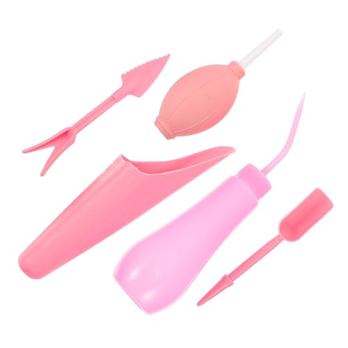 Pink PVC Succulent Planting Tools Set, Anti-Rust Gardening Kit