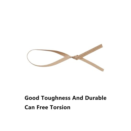 Twist Ties, Kraft Paper Twist Ties,Reusable Plant Ties,Utility Cable Bread Bag Twist Ties,Gift Paper Ties for Party Cello Candy Coffee Treat Bags Cake - view 4