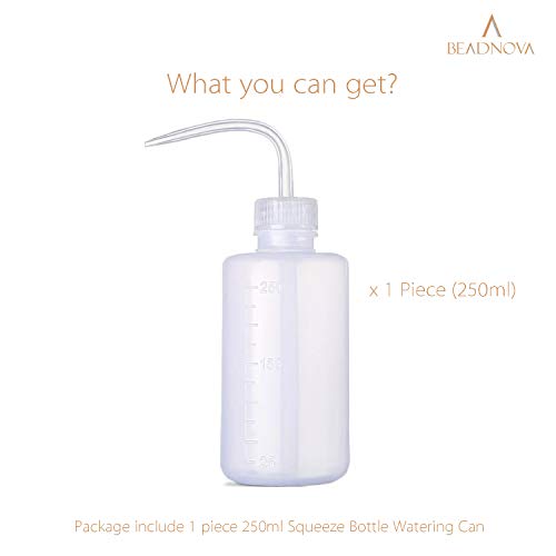 Squeeze Plant Watering Bottle 250ml 8oz Small Wash Bottle Squeeze Plastic Watering Can for Indoor Plants Succulents (1pc) - view 3