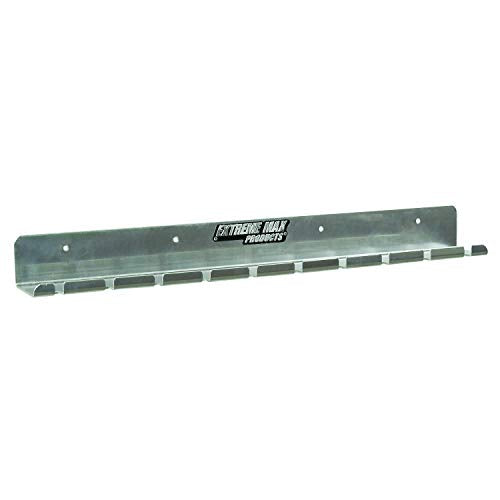 5001.6059 Pneumatic Air Tool Rack Holder for Enclosed Race Trailer Shop Garage Storage, Silver