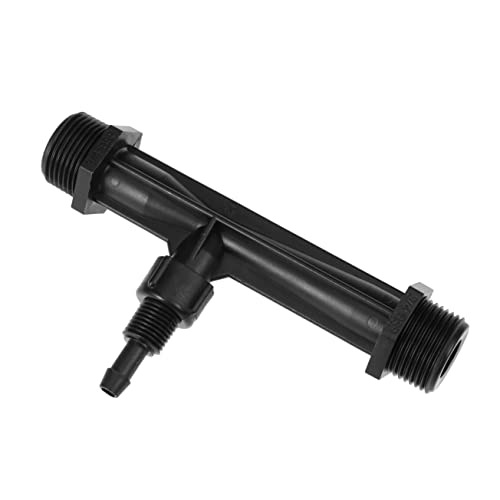 Venturi Fertilizer Injector Black for Garden Irrigation, 3/4" Thread