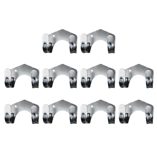 10 Pcs Iron Gardening Hook Double Hooks Hose Storage Rack - view 6
