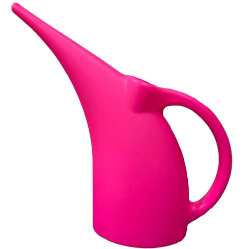 1 Pack Half (1/2) Gallon House Plant Watering can - Small Water can with Long spout - Indoor Watering can for Outdoor Plants and Garden - BPA Free Plastic (Pink)