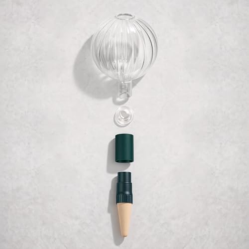 23 oz Top Fill Glass Watering Globe with Terracotta Spike - view 2