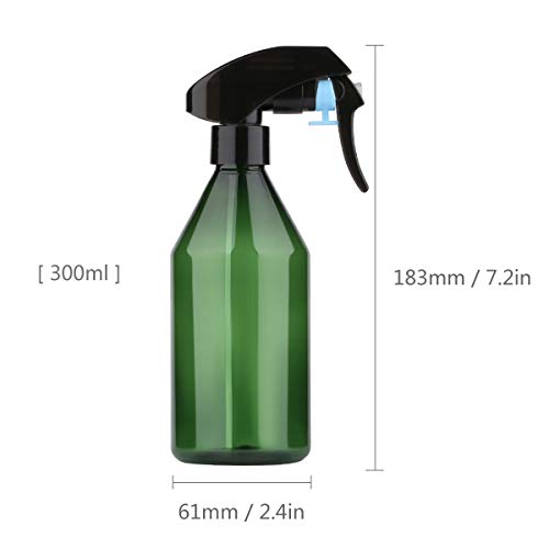 Plant Mister Spray Bottle, Plant Mister Water Spray Bottle for Plants Misting Bottle Water Fine Mist, Cleaning Solutions, Gardening, Indoor, Outdoor (Green - 10oz) - view 2