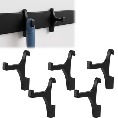 Utility Storage Hooks Compatible with Rubbermaid Fasttrack Rail System