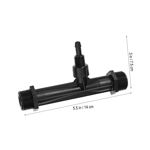 Venturi Fertilizer Injector Black for Garden Irrigation, 3/4" Thread - view 4