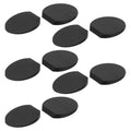 10pcs Oval Rubber Furniture Leveling Wedges Nonslip Pads
