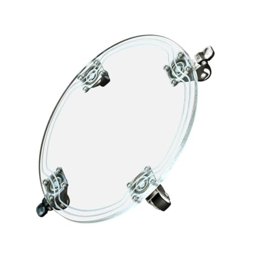Acrylic Plant Pot Tray with Wheels, round Flowerpot Base Stand