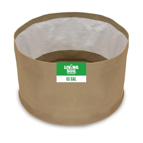 Blumat Grow Bags - 65-Gallon Fabric Pots for Plants - Breathable Waterproof Cloth Pots with MoistureLock Technology - Promotes Strong and Healthy Roots