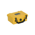 IP67 waterproof hard compact case,Customizable Fit Foam,8.12”x6.56”x 3.56”,Fit Use of Drones, Cameras,Equipments,lens (Yellow)