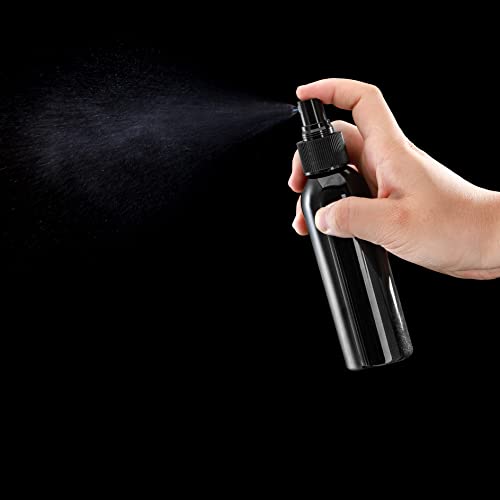 30 Pack Black Empty Spray Bottles, 4oz Plastic Fine Mist Spraying Bottles Small Refillable Sprayer Liquid Containers Portable Misters with Cap Travel Bottle for Perfume, Cleaning, Essential Oil - view 3