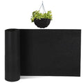 1 Roll 12x120 Inch Felt Liner Roll Fabric Planter Natural Coconut Non Woven Black Liner Sheets Plant Potting for Garden Planters Flower Basket Animal Pets