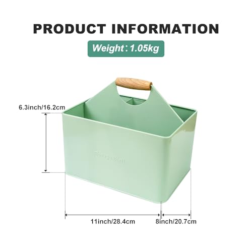 Garden Tool Organizer, Metal Garden Caddy with 4 Compartments - view 5