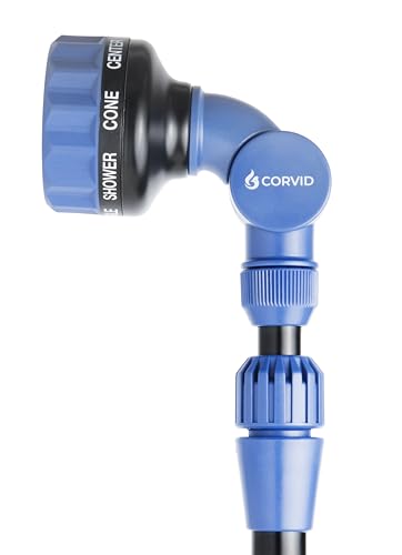 With Adjustable Thumb Control Garden Watering Wand, 19-24 Inch Telescoping Hose Nozzle 8 Spray Patterns, Heavy-Duty Zinc & Aluminum for Precise Watering and Cleaning - view 6