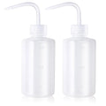 Tattoo Wash Bottle Squeeze, 2Pcs 250ml Water Squirt Bottle Succulent Watering, Safety Rinse Watering Tools, Tattoo Supplies, Irrigation Sprinkling Can Wash Plant (White)