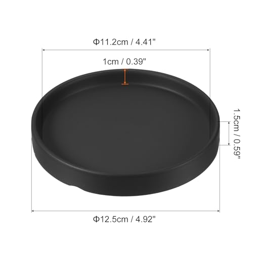 1-Pack Plant Pot Saucer 5 Inch OD Black - view 2