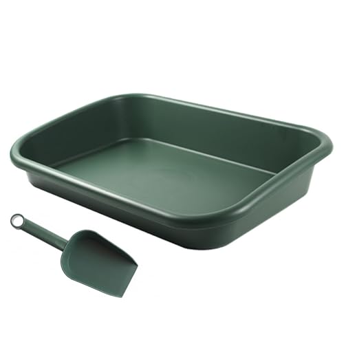 Potting Trays for Plants Gardening Tray with Shovel 16.5x11.4 Inch Thickened Waterproof Mat for Repotting Seeding & Soil Mixing Keeps Balcony & Desk Clean Green - view 2