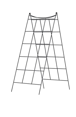 Gardeners Supply Company Wire A-Frame Trellis | Strong and Sturdy Metal Outdoor Garden Trellis Plant Support for Cucumbers, Squash, Vine Herbs & Other Climbing Plants - view 2
