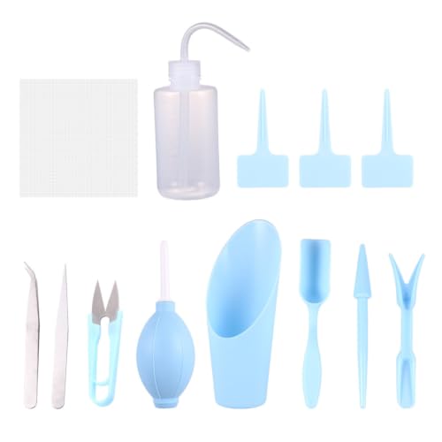 Plastic Succulent Plant Tools Set, Mini Gardening Kit Portable 12pcs