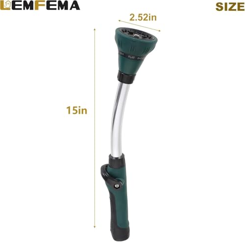 15 Inches Watering Wand & 8 Adjustable Watering Patterns and Valve - view 3