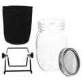 Stainless Steel Mason Jar Sprouting Stand Kit for Beans and Seeds