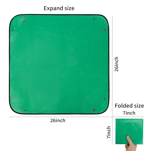 Repotting Mat for Indoor Plants - 26"*26" Plant Potting Tray Transplanting Mat Foldable Waterproof Indoor Gardening Supplies - view 2