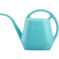 1-Gallon Plastic Watering Can with Comfortable Handle, Garden Watering Cans Long Spout for Indoor Outdoor Watering Plants, Bright Blue
