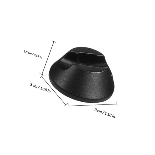 12pcs Black Rubber Furniture Pads Non Adhesive Chair Leg Protectors - view 2
