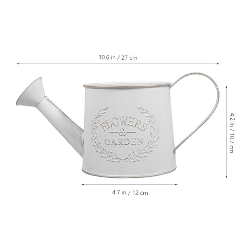 Rustic Metal Watering Can with Long Spout for Precise Pouring - view 2