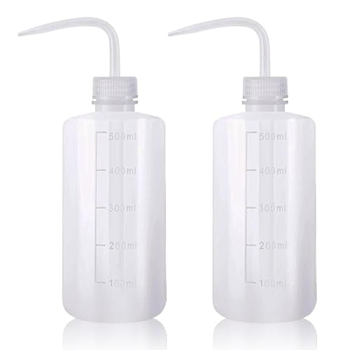 Squeeze Bottles 2-Pack (500ml/16.9oz) Heavy-Duty Squirt Bottle