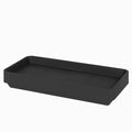 6 Pack Plastic Plant Tray Saucer Rectangular, Heavy Duty Planter Saucers for Indoors, Plant Water Drip Trays for Flower Pot Planter, Windowsill Pot Tray, Seed Starting Growing Trays