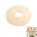 Plant Pot Covers, Interlocking Wooden Guard Cat Proof for Indoor Plants (15.75in)