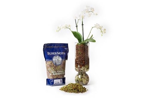 (23104) Orchid Potting Mix – Premium Orchid Soil with Fir Bark, Organic Moss & River Sand – Well Draining Orchid Bark Mix for Indoor Plants, Repotting, and Healthy Root Growth, 2qt