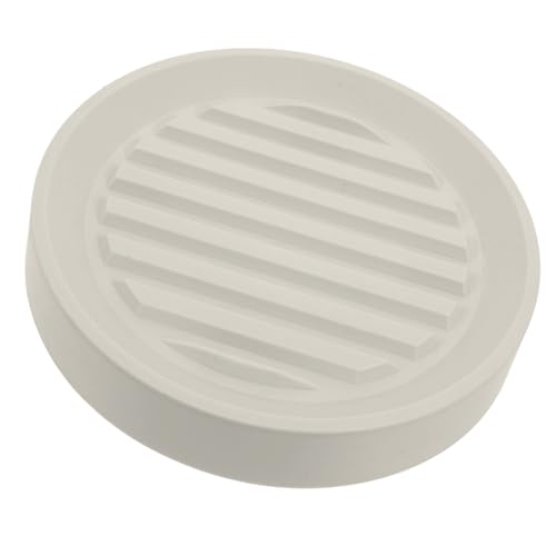 Plant Pot Tray with Hidden Caster Wheels, White Steel PP Rubber Base