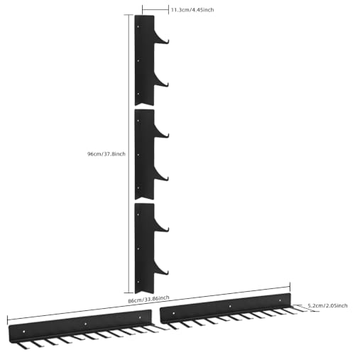 LAT Pull Down Bar Storage Rack Wall Mount - view 2
