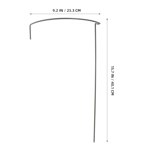 5pcs Green Iron Arc Plant Trellis Support Bracket for Climbing Plants - view 2
