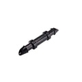 312050B Drip Irrigation Fittings Single Barbed Coupling Connectors, 1/4-Inch, 50 Per Bag, for Trees, Shrubs, Gardens, Black