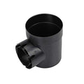 101* Round Spee-D Catch Basin Drain, 1 Outlet, Connects to 3-Inch and 4-Inch Drain Pipes, Manages Light Water Flows, 6-Inch, Plastic, Black