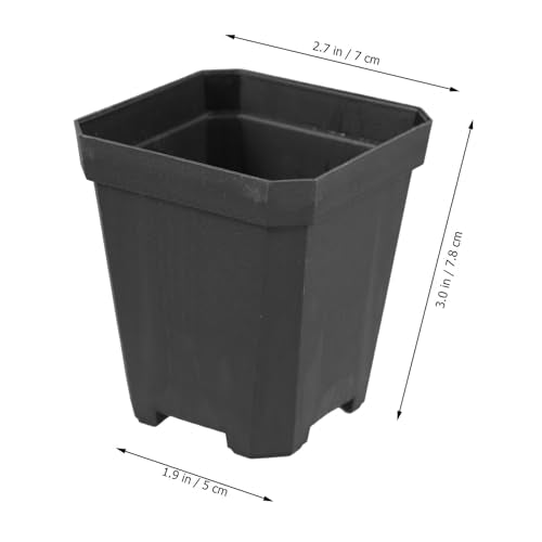20pcs Small Plastic Succulent Nursery Pots for Plant Propagation - view 2