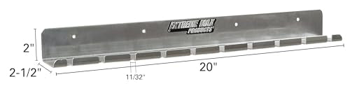5001.6059 Pneumatic Air Tool Rack Holder for Enclosed Race Trailer Shop Garage Storage, Silver - view 3