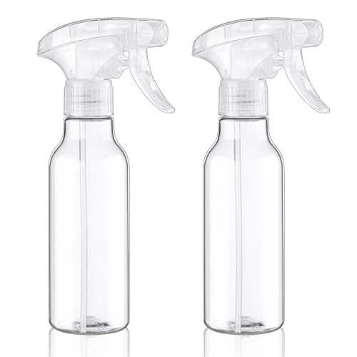Plastic Spray Bottles 8.8oz/260ml 2 Pack Empty Clear Spray Bottle