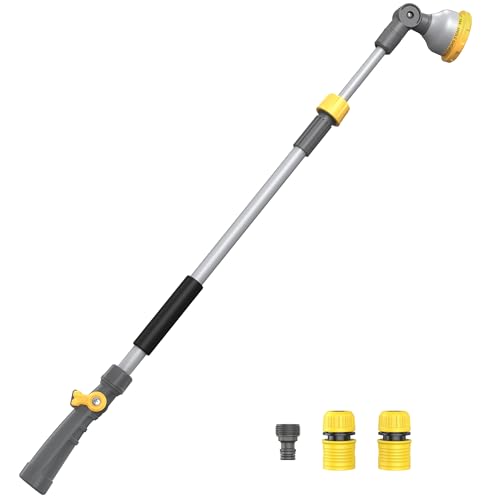 Garden Hose Watering Wand 29-43 Inch Adjustable Spray Wand