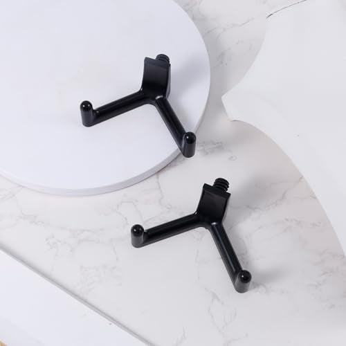 10pcs Tool Hooks for Shed Compatible with Suncast, Plastic Shed Wall Hanger Organization & Storage Shelves Accessories for Garage Hanging Scissors Power Tools Knives (Black) - view 7