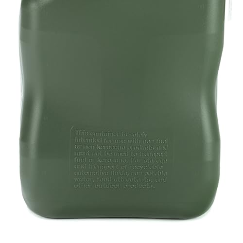 3842-CA, 5.5-Gallon Square Motorsport Jug Camo (4 Pack) w/ 14" Deluxe Hose (4 Pack) Close-Trimmed Cap and Neck for Tight Seal - view 7